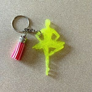 Handmade Ballerina Keychain